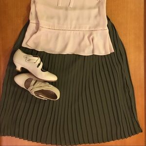 WhoWhatWear pleated midi skirt